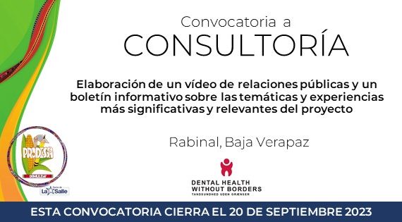 Consultoría: elaboración de un vídeo de relaciones públicas y un boletín informativo sobre las temáticas y experiencias más significativas y relevantes del proyecto