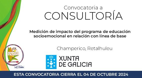 CONSULTORÍA PARA LA MEDICIÓN DEL IMPACTO DEL PROGRAMA DE EDUCACIÓN SOCIOEMOCIONAL EN RELACIÓN CON LÍNEA DE BASE