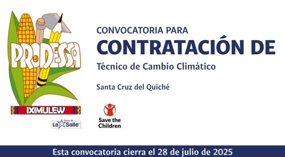 CONVOCATORIA PARA LA CONTRATACIÓN DE TÉCNICO/A DE CAMBIO CLIMÁTICO