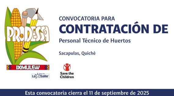 CONVOCATORIA PARA LA CONTRATACIÓN DE PERSONAL TÉCNICO EN HUERTOS