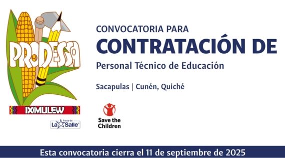 CONVOCATORIA PARA LA CONTRATACIÓN DE PERSONAL TÉCNICO EN EDUCACIÓN