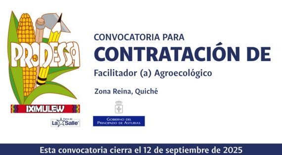 CONVOCATORIA PARA LA CONTRATACIÓN DE FACILITADOR (A) AGROECOLÓGICO