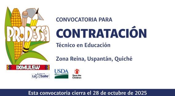 CONVOCATORIA PARA LA CONTRATACIÓN DE PERSONAL TÉCNICO EN EDUCACIÓN