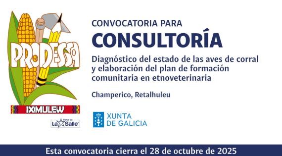 CONSULTORÍA PARA DIAGNÓSTICO DEL ESTADO DE LAS AVES DE CORRAL Y ELABORACIÓN DEL PLAN DE FORMACION