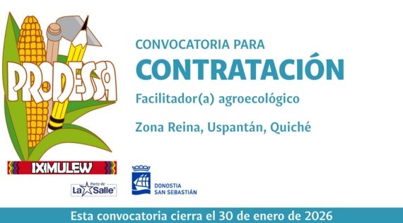 CONVOCATORIA PARA LA CONTRATACIÓN DE FACILITADOR(A) AGROECOLÓGICO