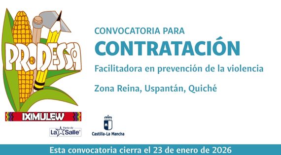 CONVOCATORIA PARA LA CONTRATACIÓN DE FACILITADORA EN PREVENCIÓN DE LA VIOLENCIA