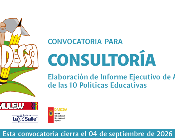 CONSULTORÍA PARA LA ELABORACIÓN DE INFORME EJECUTIVO DE AVANCES DE LAS 10 POLÍTICAS EDUCATIVAS